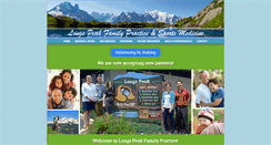 Desktop Screenshot of longspeakfamilypractice.com