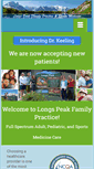 Mobile Screenshot of longspeakfamilypractice.com